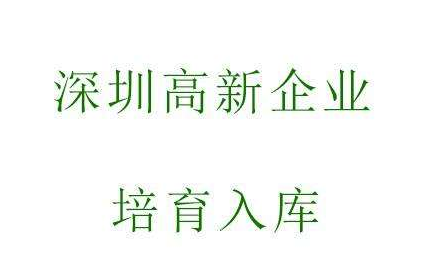 深圳高新技術(shù)企業(yè)認(rèn)定