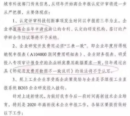 2020年申報(bào)高新企業(yè)認(rèn)定